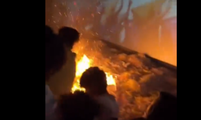 Prabhas fans’ celebration sparks fire during The Raja Saab screening in Odisha theatre