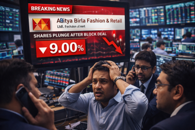 Shock on Dalal Street! Aditya Birla Fashion plunges 9% after Rs 289-crore block deal