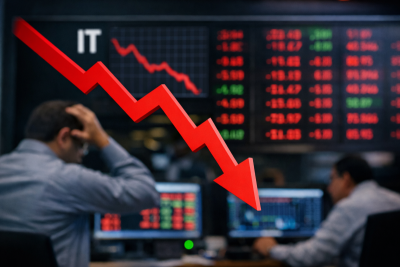 AI panic rocks Dalal Street! Nifty IT crashes 4%, TCS and Wipro hit 52-week lows