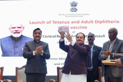 Big health boost! J.P. Nadda unveils India’s indigenous Td vaccine