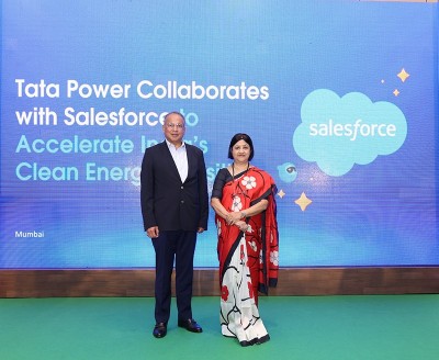 Major push: Tata Power collaborates with Salesforce to accelerate India’s clean energy transition