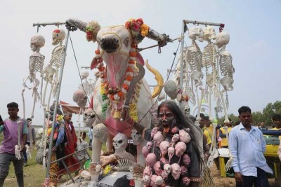 In Images: Panchu Dola Melana festival held at Chilika Lake in Odisha