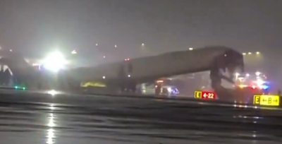 Pilot, co-pilot killed as Air Canada plane collides with vehicle at New York's LaGuardia Airport