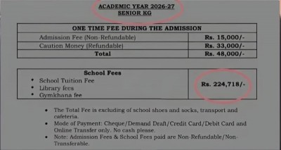 Nursery or luxury? Viral fee slip of Rs. 2.72 lakh leaves internet stunned