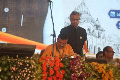 Bengal’s Big Political Moment: Suvendu Adhikari Takes Oath — See The Images