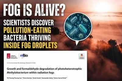 Did you know fog contains bacteria that can eat pollutants and clean the air? New study reveals