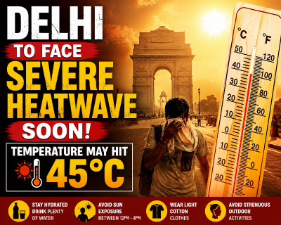 Red alert for Delhi? Severe heatwave could push temperature to 45°C, alerts IMD