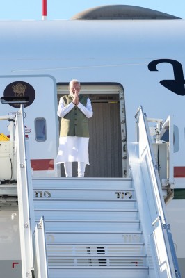 In Images: PM Modi begins France visit with arrival in Nice