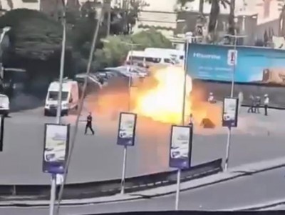 Twin blasts rock Syria during Macron’s visit; 18 injured in explosions near Tourism Ministry