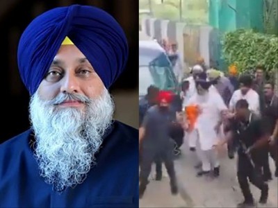 Sukhbir Singh Badal attacked with kirpan at Nanded gurdwara, security guard injured