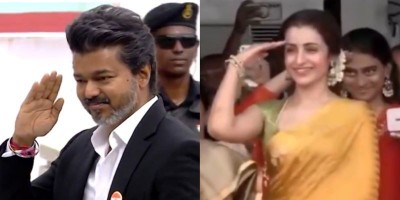 Trisha Krishnan sits beside Vijay’s parents, salutes CM on I-Day: Viral moment sparks fresh buzz