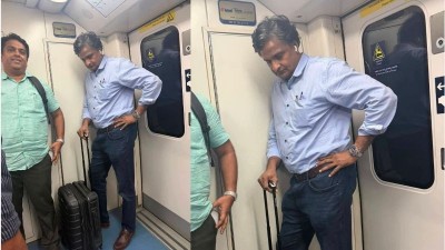 Javagal Srinath spotted in Metro, internet can’t stop praising his ‘simplicity’
