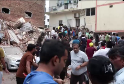 Delhi hostel collapse: Owner detained after seven die in Satya Niketan tragedy
