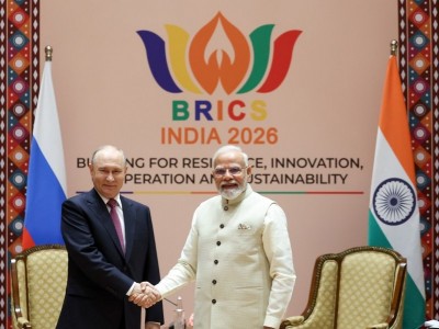 In Images: PM Modi meets Vladimir Putin ahead of BRICS Summit