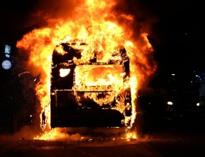School van catches fire in Pakistan’s Murree, 10 children among 12 injured