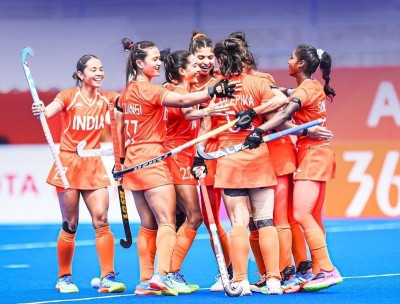 India end 44-year wait, beat China 1-0 for Asian Games women's hockey gold