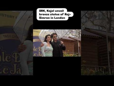 SRK, Kajol unveil Raj-Simran's statue in London marking DDLJ's 30th year